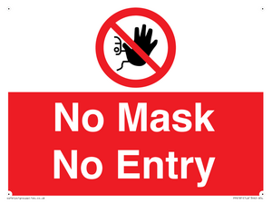 No Mask No Entry